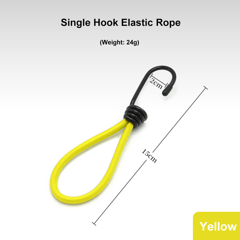 15cm Fixed Binding Strap Elastic Rope Hook Tent Canopy Accessories Pull Buckle for Outdoor Camping