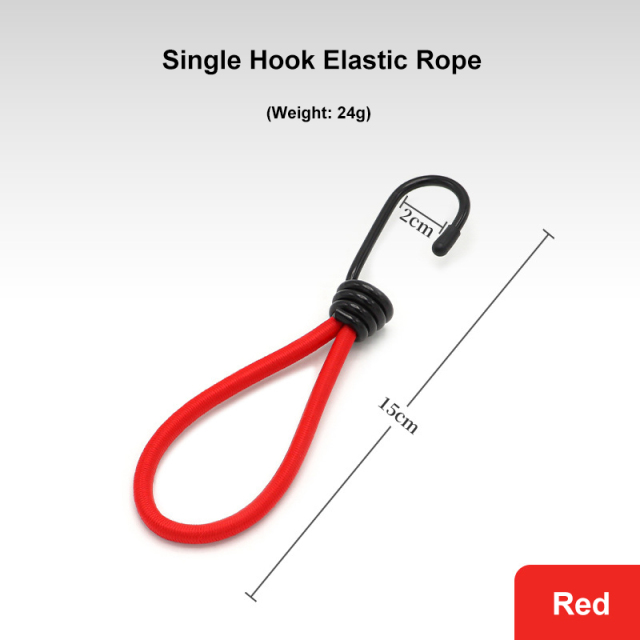 15cm Fixed Binding Strap Elastic Rope Hook Tent Canopy Accessories Pull Buckle for Outdoor Camping