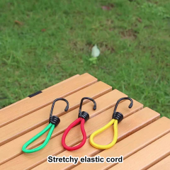 15cm Fixed Binding Strap Elastic Rope Hook Tent Canopy Accessories Pull Buckle for Outdoor Camping