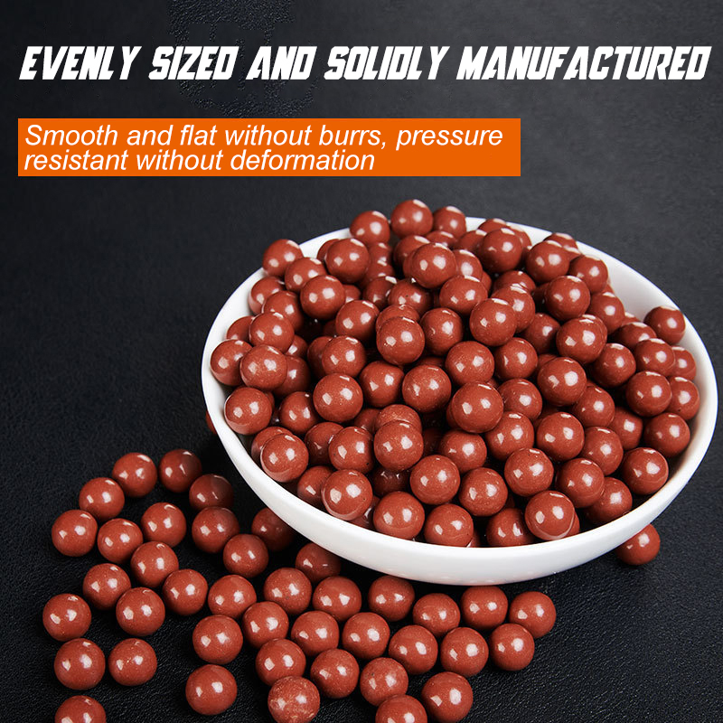 Slingshot Safety Clay Pellets Super Hard Ceramic Clay Balls 8mm 100pcs