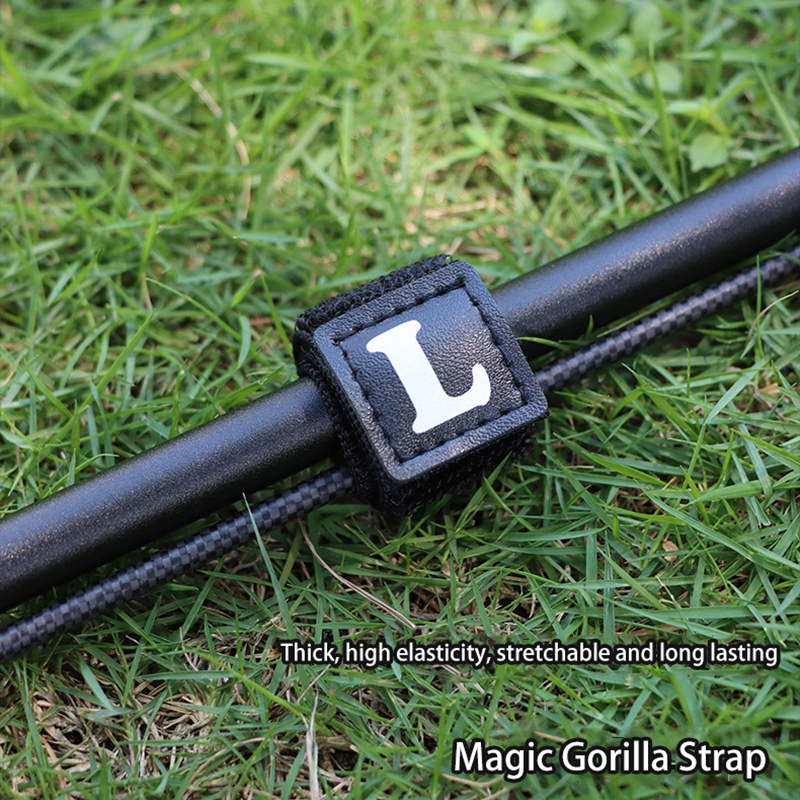 High Elasticity Fishing Rod Cover Protector Cap + Rod Tie Set  for Sea Fishing Tools