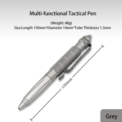 B2 Tungsten Alloy Head Tactical Pen EDC Multifunctional Broken Window Signature Pen for Outdoor Defense Survival