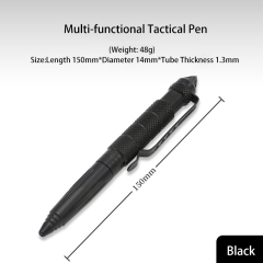 B2 Tungsten Alloy Head Tactical Pen EDC Multifunctional Broken Window Signature Pen for Outdoor Defense Survival