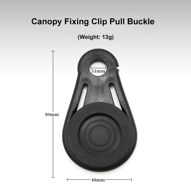 Plastic Tent Clip Fixed Buckle Canopy Awning Pergola Drawstring for Camping Mountaineering