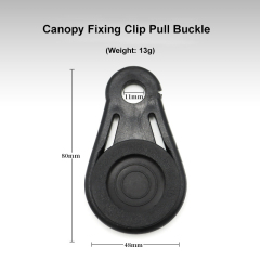 Plastic Tent Clip Fixed Buckle Canopy Awning Pergola Drawstring for Camping Mountaineering