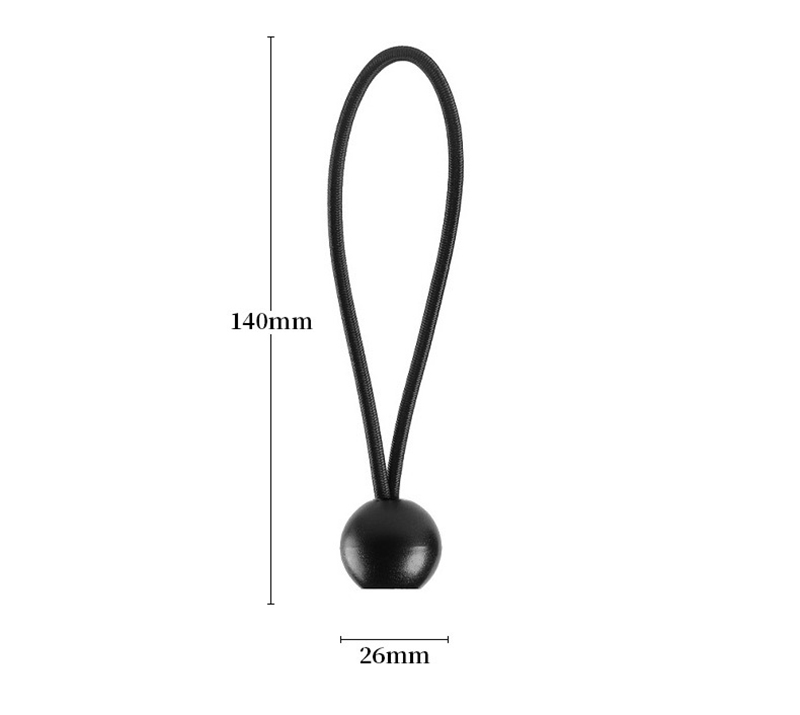 Elastic Cord Tie Down Stretchy Ball Rubber Band Tent Clip for Outdoor Camping Canopy Accessory