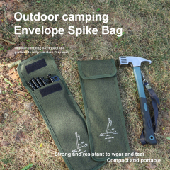 Multifunctional Ground Spike Organiser Bag Oxford Cloth Storage Bag for Outdoor Camping Tool Accessory