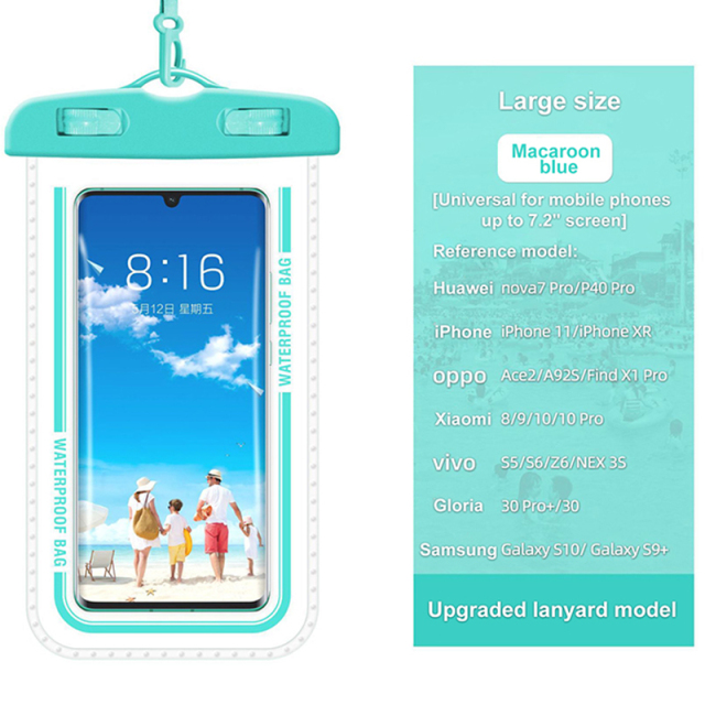 Outdoor Universal Waterproof Pouch Swimming Beach Dry Bag Case Cover Holder For Iphone Samsung Xiaomi Huawei Case Waterproof Bag