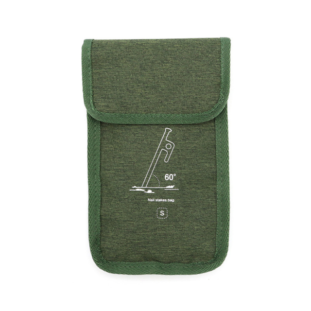 Multifunctional Ground Spike Organiser Bag Oxford Cloth Storage Bag for Outdoor Camping Tool Accessory