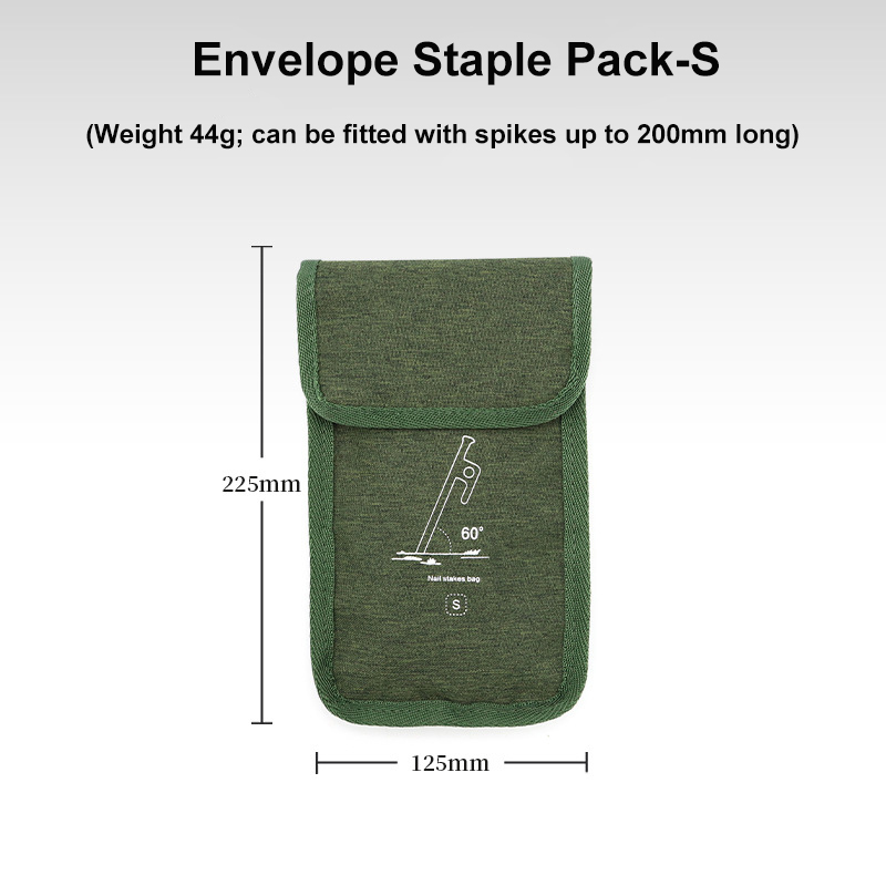 Multifunctional Ground Spike Organiser Bag Oxford Cloth Storage Bag for Outdoor Camping Tool Accessory