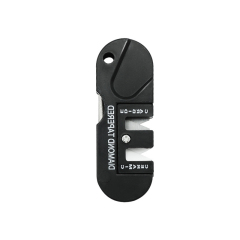 Multifunctional Portable Tungsten Steel Knife Sharpener Fish Hook Pocket Diamond Tool for Camp Hike outdoor