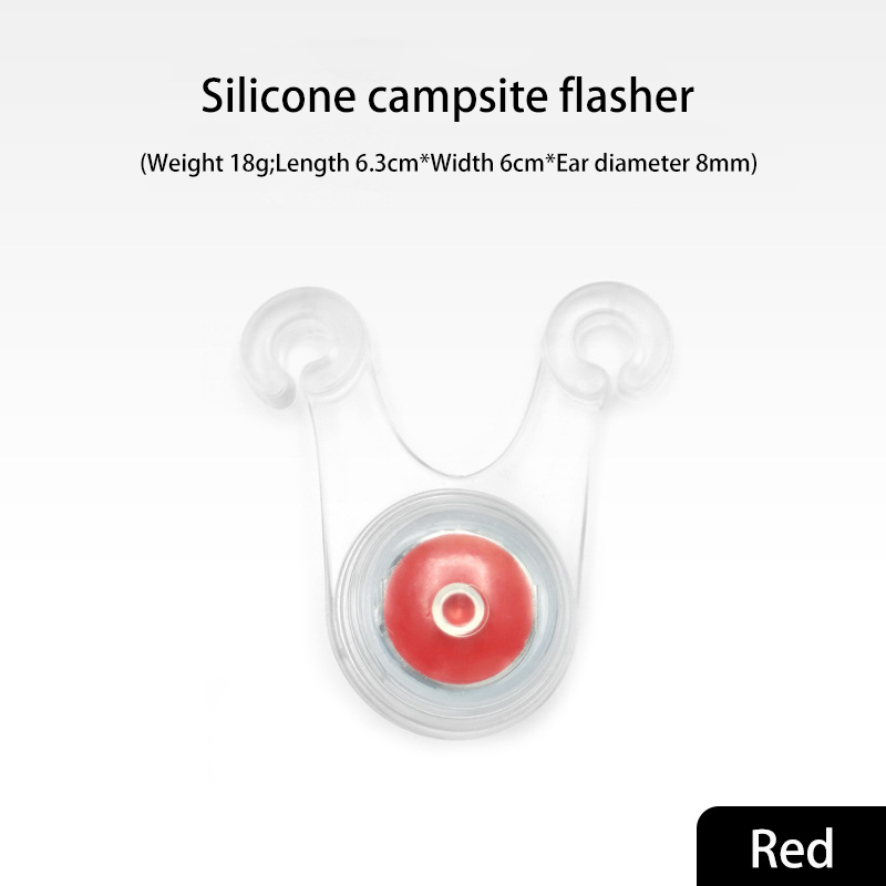 Bicycle Silicone Light Warning LED Tent Rope Hanging Light for Outdoor Camping Decoration