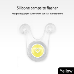 Bicycle Silicone Light Warning LED Tent Rope Hanging Light for Outdoor Camping Decoration