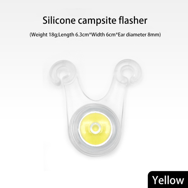 Bicycle Silicone Light Warning LED Tent Rope Hanging Light for Outdoor Camping Decoration