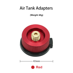 Aluminum Gas Burner Connector Picnic Stove Propane Refill Adapter for Outdoor Camping Cooking