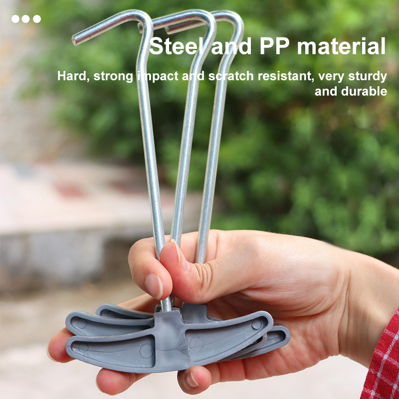 Portable Tent Ground Nail Puller Hook Nailer for Outdoor Camping Tools Canopy Accessory