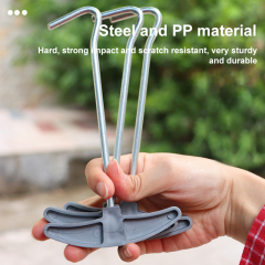 Portable Tent Ground Nail Puller Hook Nailer for Outdoor Camping Tools Canopy Accessory