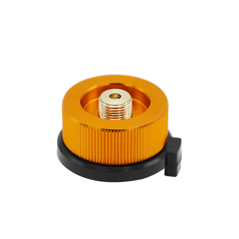 Aluminum Gas Burner Connector Picnic Stove Propane Refill Adapter for Outdoor Camping Cooking