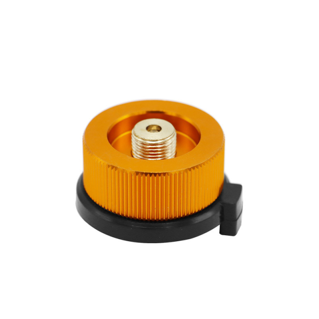 Aluminum Gas Burner Connector Picnic Stove Propane Refill Adapter for Outdoor Camping Cooking