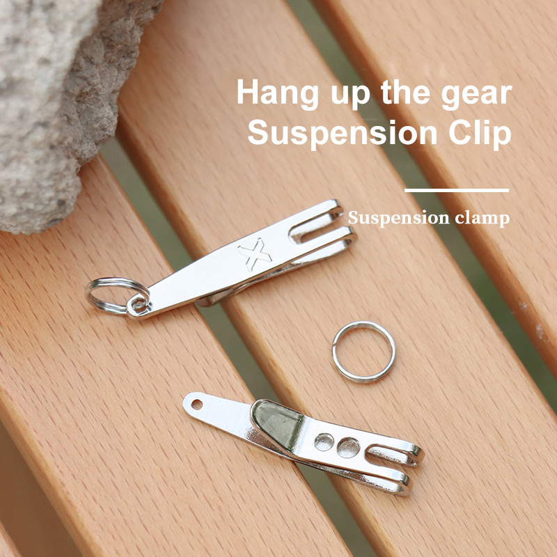 Note Hover Clip with Keychain Mountaineering Buckle Quick-Hang for Outdoor EDC Tools
