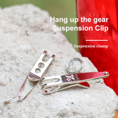 Note Hover Clip with Keychain Mountaineering Buckle Quick-Hang for Outdoor EDC Tools