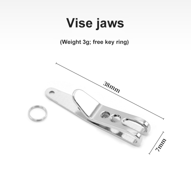 Note Hover Clip with Keychain Mountaineering Buckle Quick-Hang for Outdoor EDC Tools
