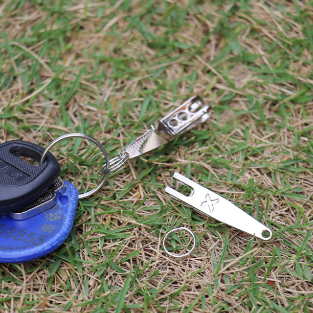 Note Hover Clip with Keychain Mountaineering Buckle Quick-Hang for Outdoor EDC Tools