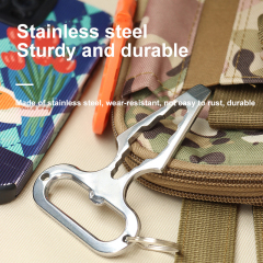 Outdoor EDC Portable Multifunctional Tool Stainless Steel Defensive Defence Spikes Wrench for Camping