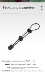 Hiking Bag Fixed Pole Rope Buckle for Outdoor EDC Tools