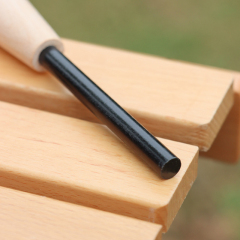 Retractable Stainless Steel 5 Section Fire Stone Solid Magnesium Stick Flint Set for Outdoor Camping Tools