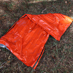 PE Aluminium Film Emergency Sleeping Bag Thermal First Aid Survival Reflective Tent Anti-Dirty Tide Pad for Outdoorsport