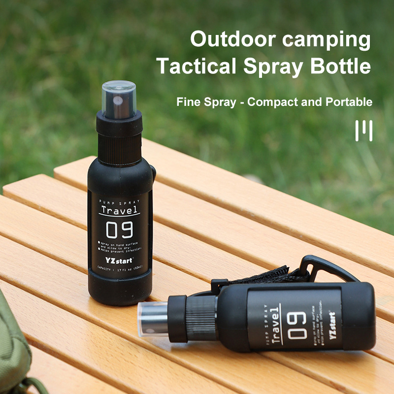 Portable Spray Bottle 50ml Alcohol Dispenser Bottles for Outdoor Camping Travel