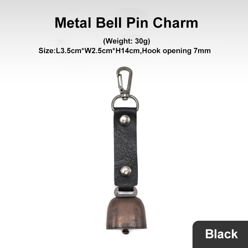 Outdoor Bell Pendant Keychain Cowbell Pet Accessory for Camping