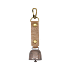 Outdoor Bell Pendant Keychain Cowbell Pet Accessory for Camping