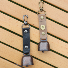 Outdoor Bell Pendant Keychain Cowbell Pet Accessory for Camping