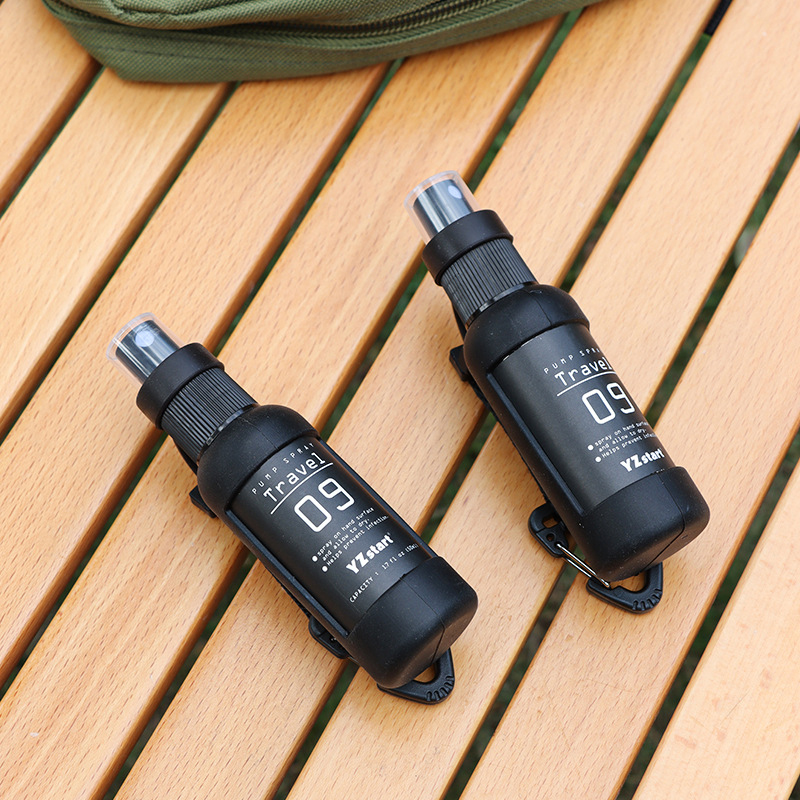 Portable Spray Bottle 50ml Alcohol Dispenser Bottles for Outdoor Camping Travel
