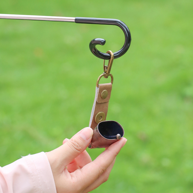 Outdoor Bell Pendant Keychain Cowbell Pet Accessory for Camping