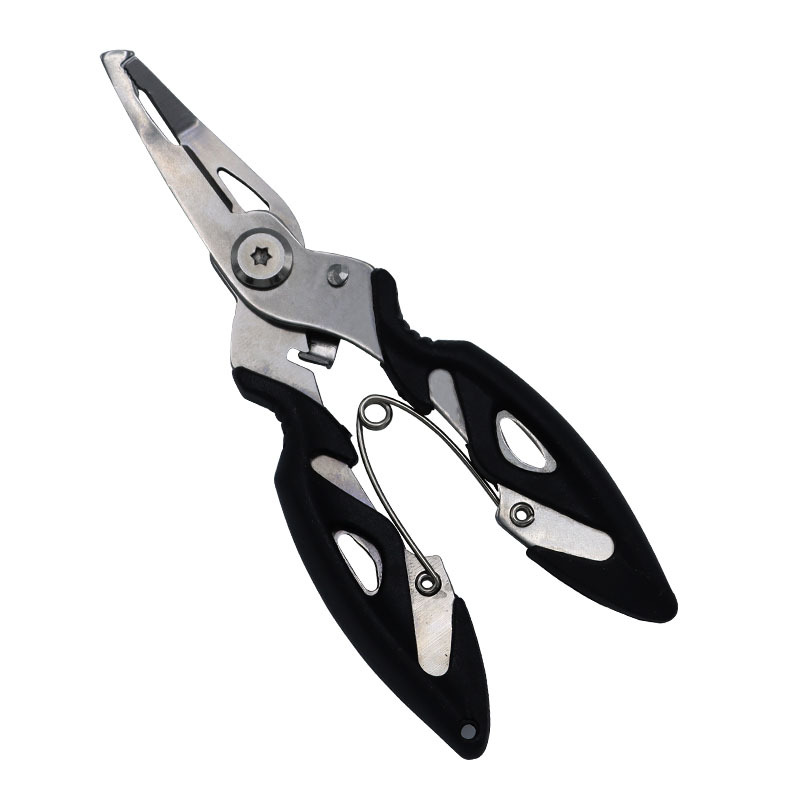 Multi-functional Fishing Pliers Stainless Steel Curved Nose Cutter Outdoor Fishing Supplies
