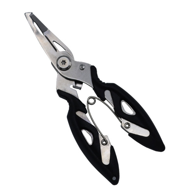 Multi-functional Fishing Pliers Stainless Steel Curved Nose Cutter Outdoor Fishing Supplies