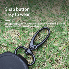 Metal Lanyard Anti Lost & Stolen Retractable Keychain for Outdoor Sport