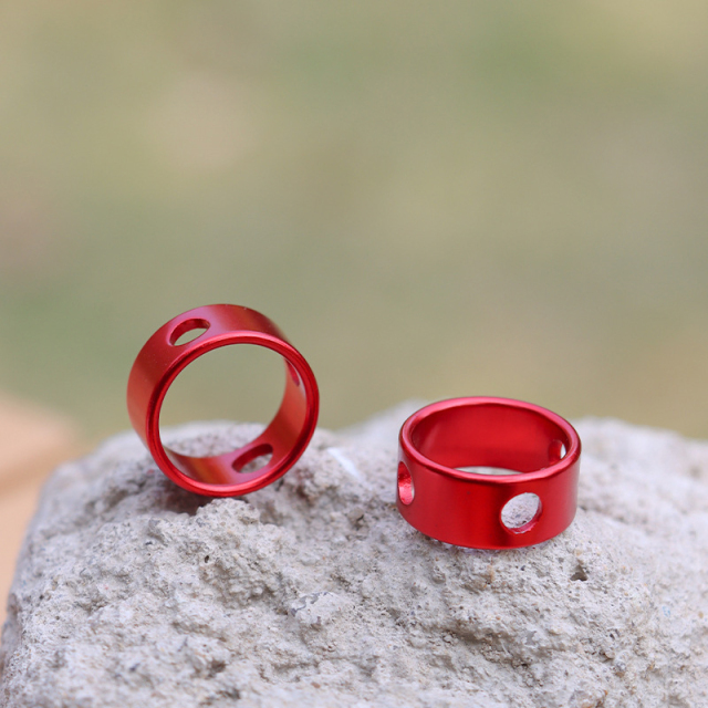 Wind Rope Buckle Round Non-slip Adjustable Ring Drawstring Accessory for Outdoor Tent Canopy