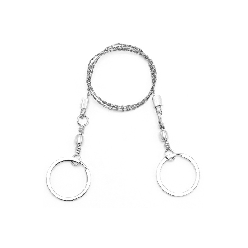 Rope 4 Strand Saw Wire Saw Survival Rope Chain for Outdoor Survival
