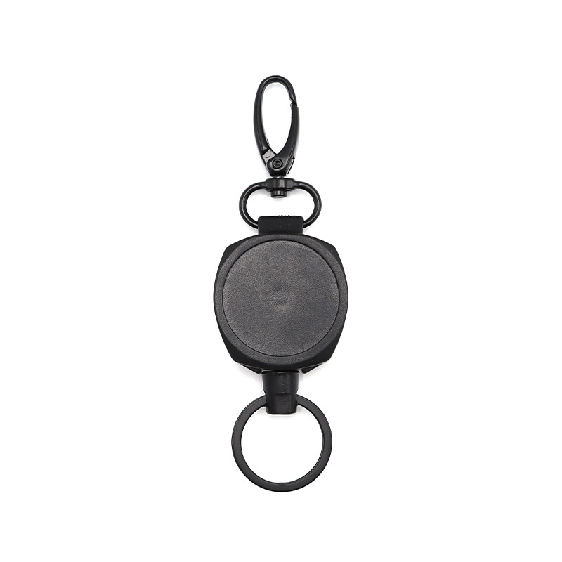 Metal Lanyard Anti Lost & Stolen Retractable Keychain for Outdoor Sport