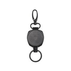 Metal Lanyard Anti Lost & Stolen Retractable Keychain for Outdoor Sport