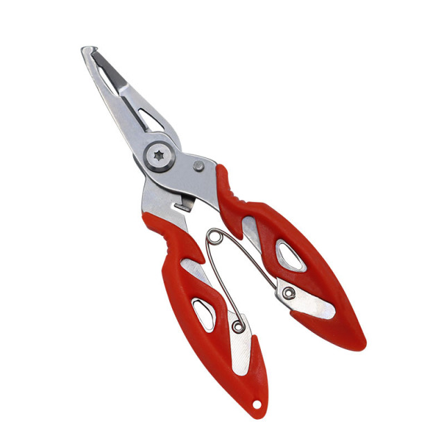 Multi-functional Fishing Pliers Stainless Steel Curved Nose Cutter Outdoor Fishing Supplies