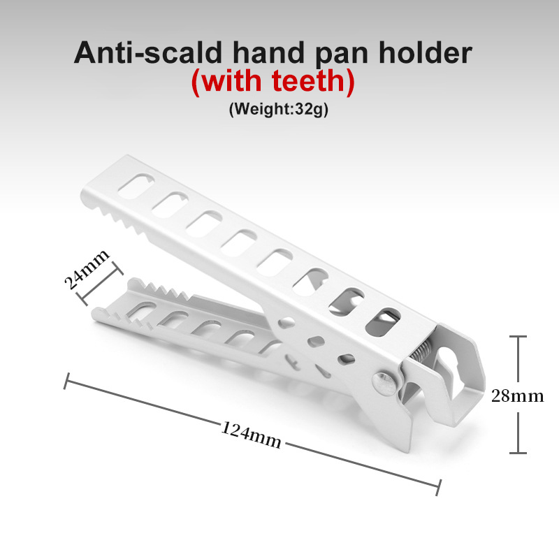 Picnic Anti-scald Pot Clip Cutlery Accessory for Outdoor BBQ Microwave Pick up Food