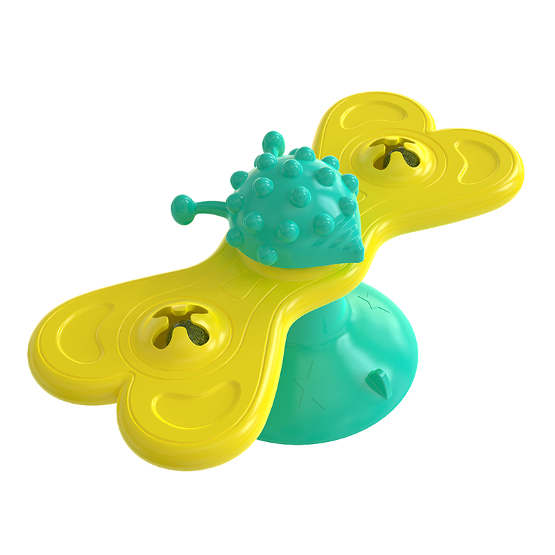 Household Pet Toys Cat Butterfly Carousel Pinwheel Cat Mint Playing Toys