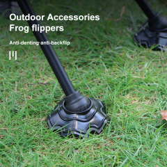 Portable Frog Flippers Plastic Wear-resistant Non-slip Chair Foot Cover for Outdoor Camping Accessory