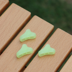 Non-slip Adjustment Buckle Fluorescent Self-luminous Tent Wind Rope Buckle Plastic Triangle for Outdoor Canopy Accessory
