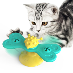 Household Pet Toys Cat Butterfly Carousel Pinwheel Cat Mint Playing Toys